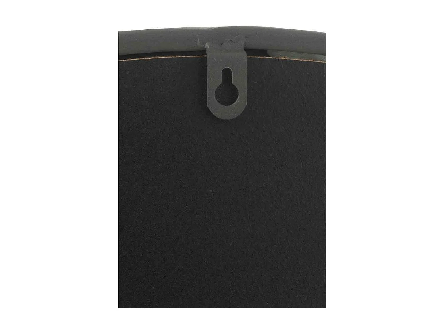 Miroir Mural Design "Matazo" 110cm Noir Mat