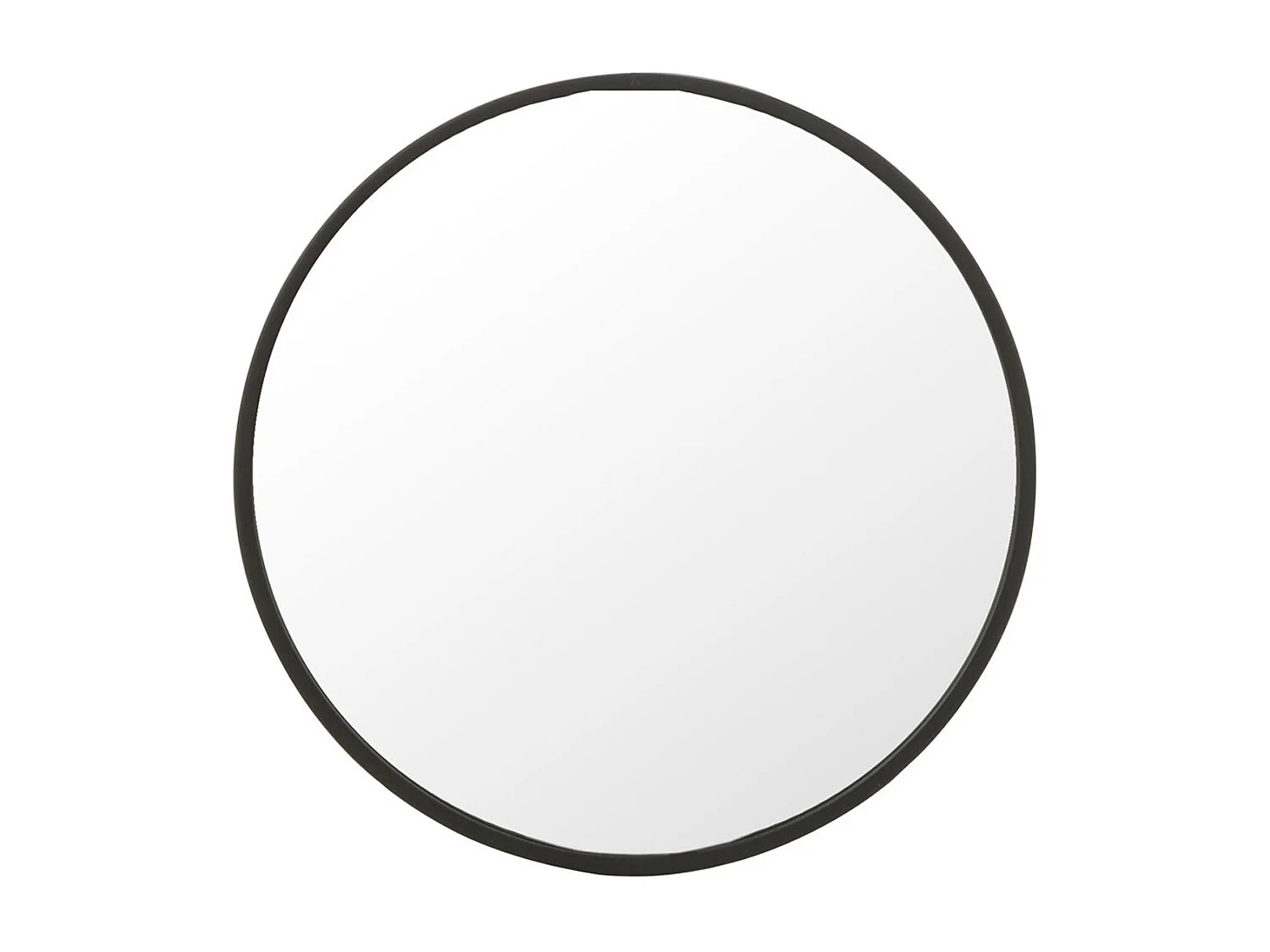 Miroir Mural Design "Matazo" 50cm Noir Mat