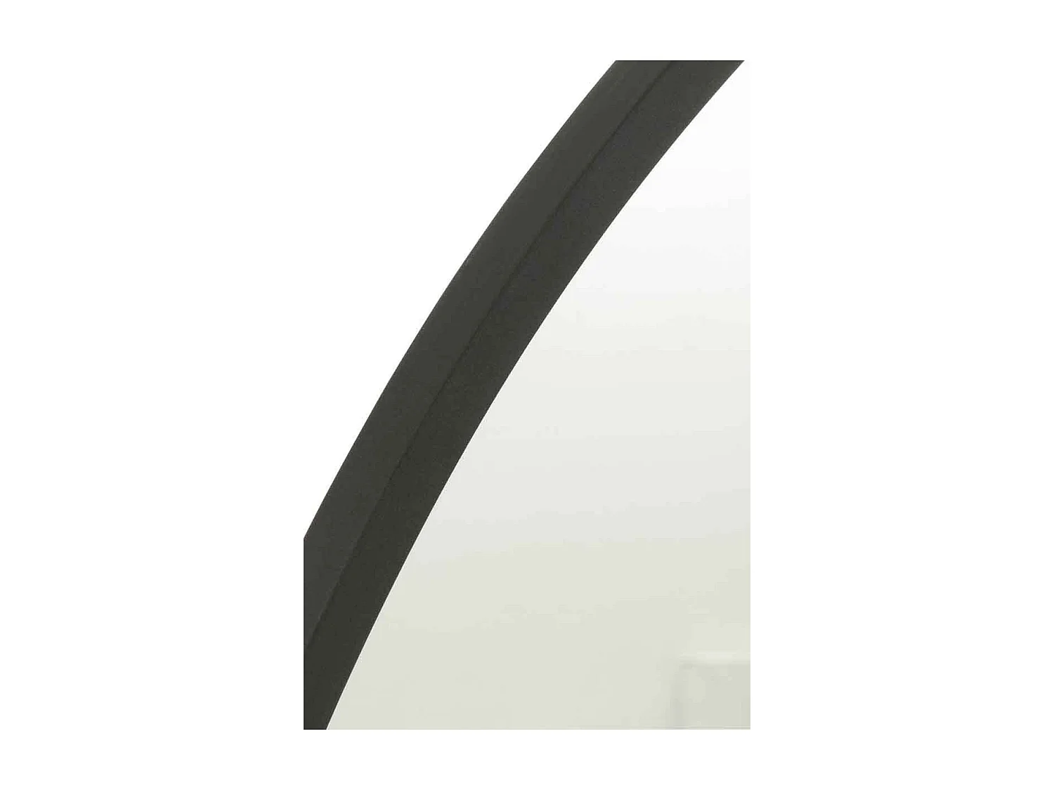 Miroir Mural Design "Matazo" 50cm Noir Mat