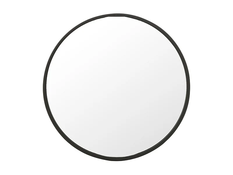 Miroir Mural Design "Matazo" 50cm Noir Mat