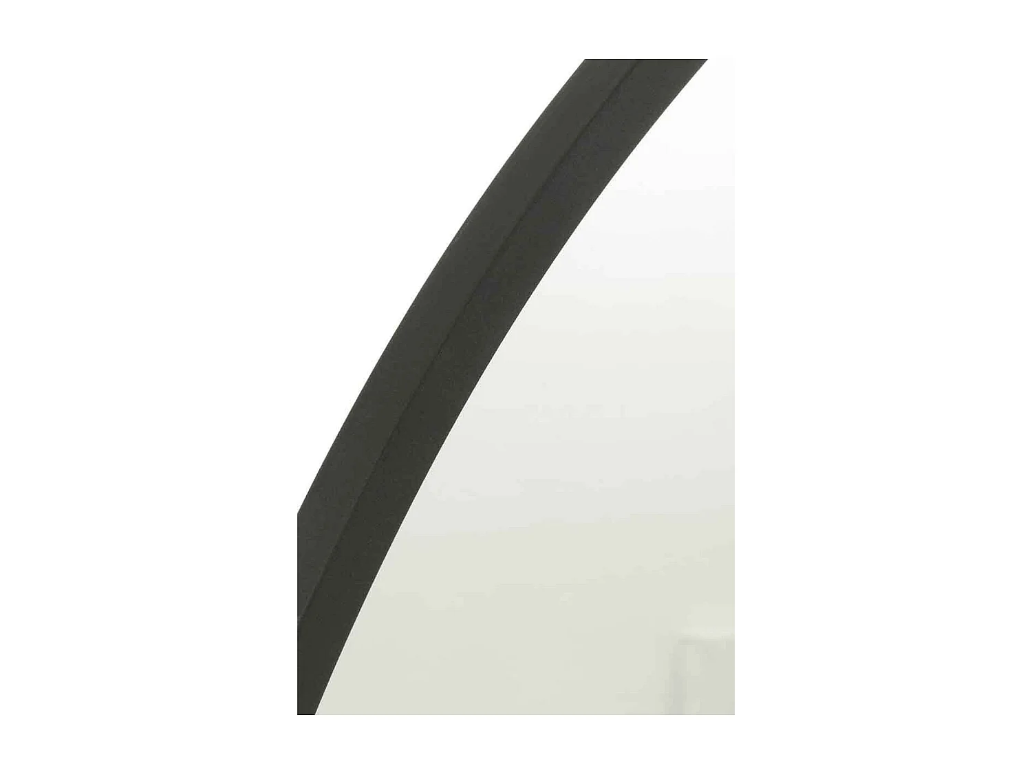 Miroir Mural Design "Matazo" 40cm Noir Mat