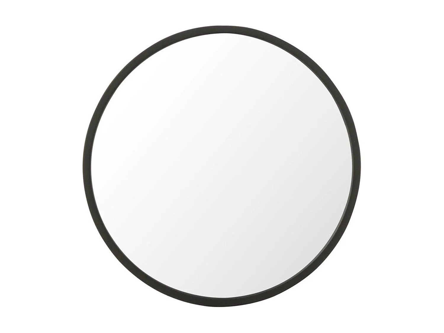 Miroir Mural Design "Matazo" 40cm Noir Mat