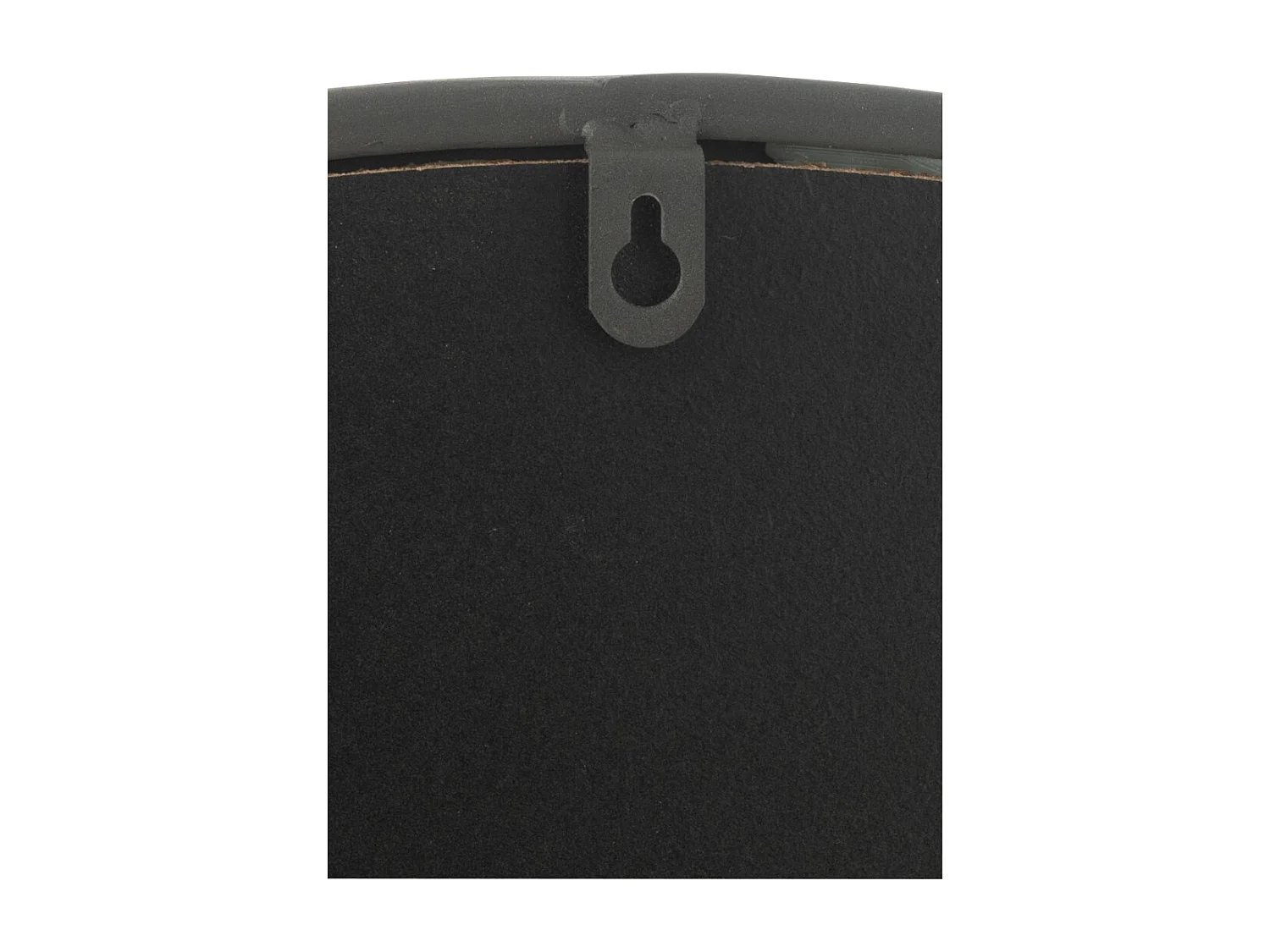 Miroir Mural Design "Matazo" 40cm Noir Mat