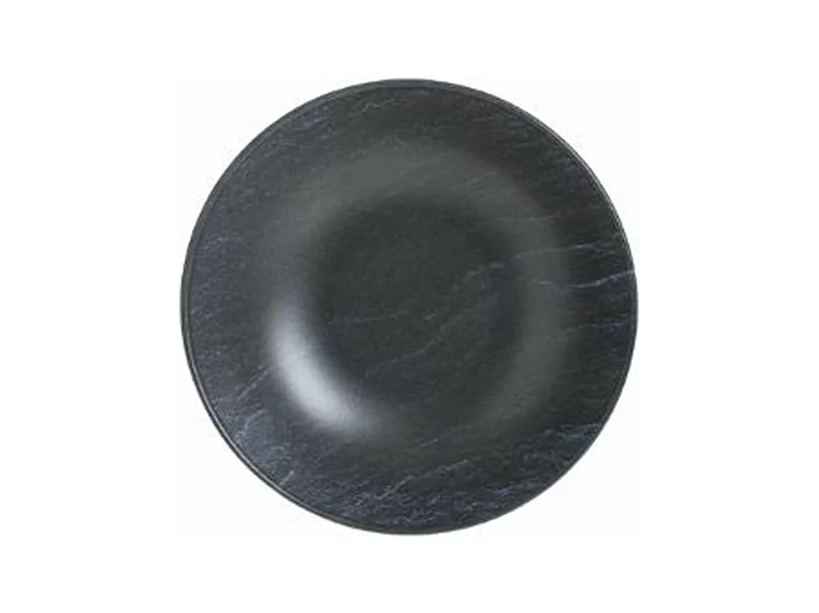 Lot de 6 Assiettes Creuses "Cadence" 20cm Noir