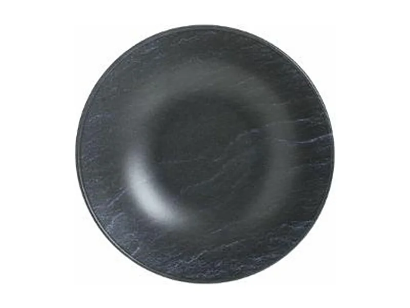 Lot de 6 Assiettes Creuses "Cadence" 20cm Noir