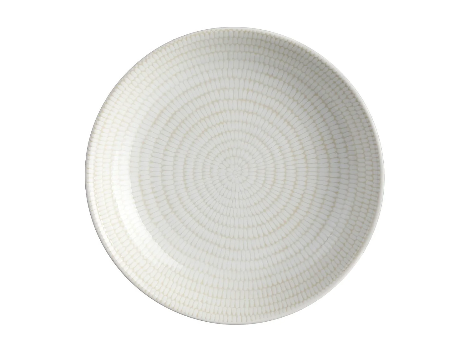 Lot de 6 Assiettes Creuses "Rice" 20cm Blanc