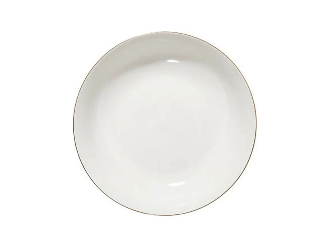 Lot de 6 Assiettes Creuses "Petit Salon" 20cm Blanc