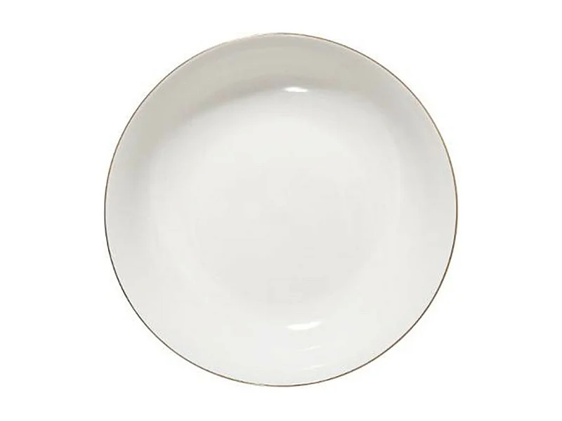Lot de 6 Assiettes Creuses "Petit Salon" 20cm Blanc