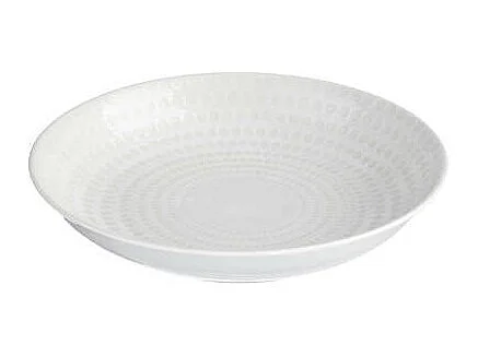 Lot de 6 Assiettes Creuses "Galaxie" 20cm Blanc