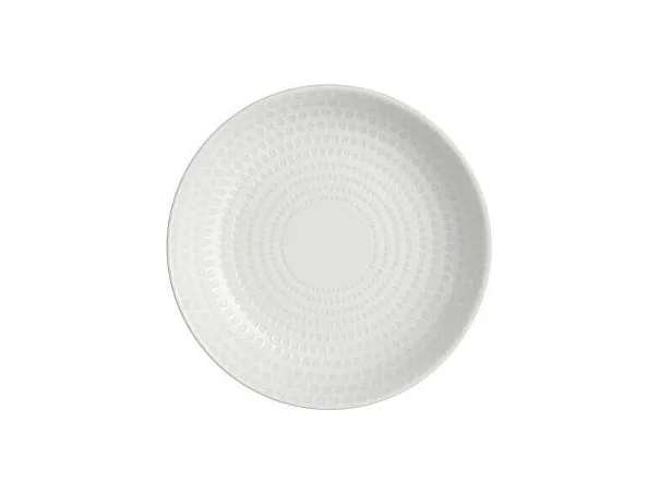Lot de 6 Assiettes Creuses "Galaxie" 20cm Blanc