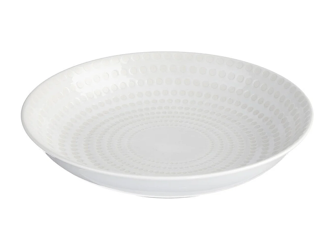 Lot de 6 Assiettes Creuses "Galaxie" 20cm Blanc