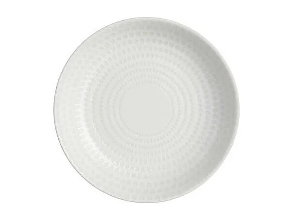 Lot de 6 Assiettes Creuses "Galaxie" 20cm Blanc