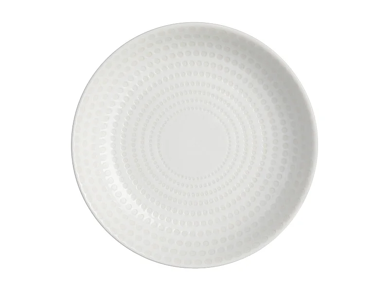 Lot de 6 Assiettes Creuses "Galaxie" 20cm Blanc