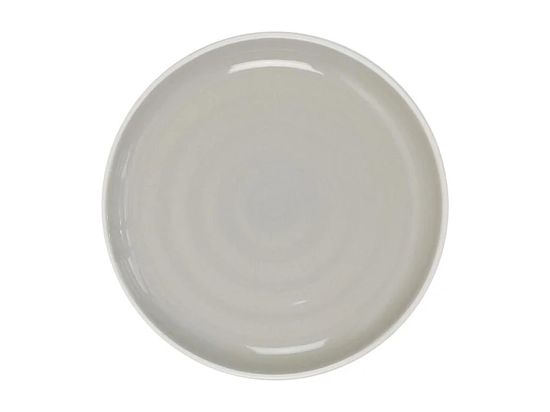 Lot de 6 Assiettes à Dessert "Bicolore Mania" 20cm Gris