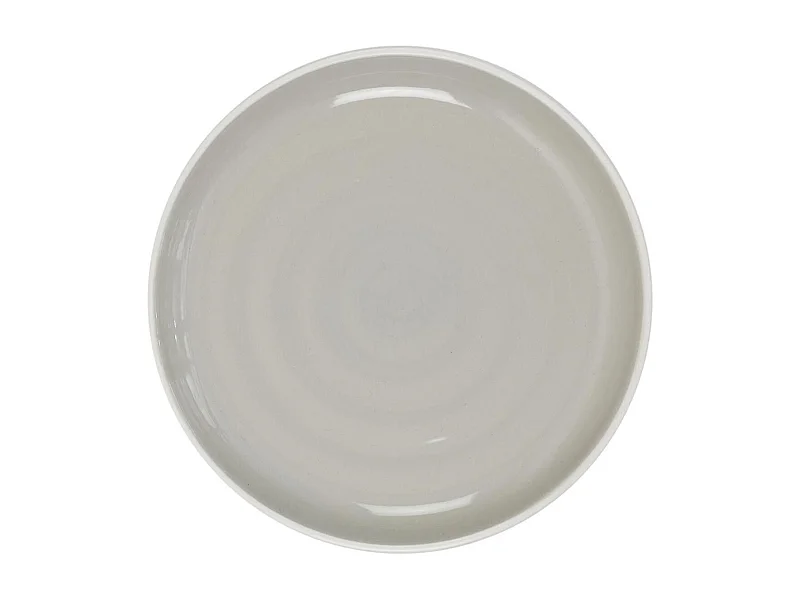 Lot de 6 Assiettes à Dessert "Bicolore Mania" 20cm Gris