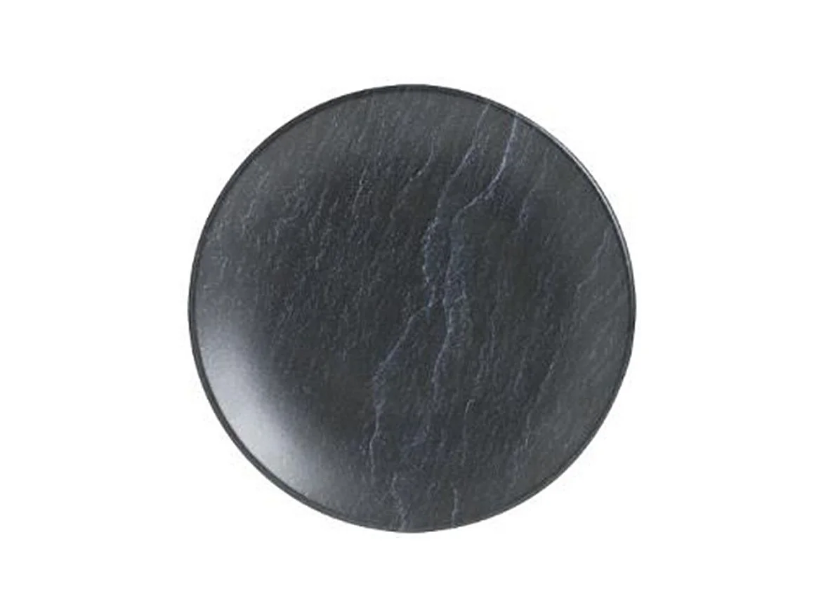 Lot de 6 Assiettes à Dessert "Cadence" 20cm Noir