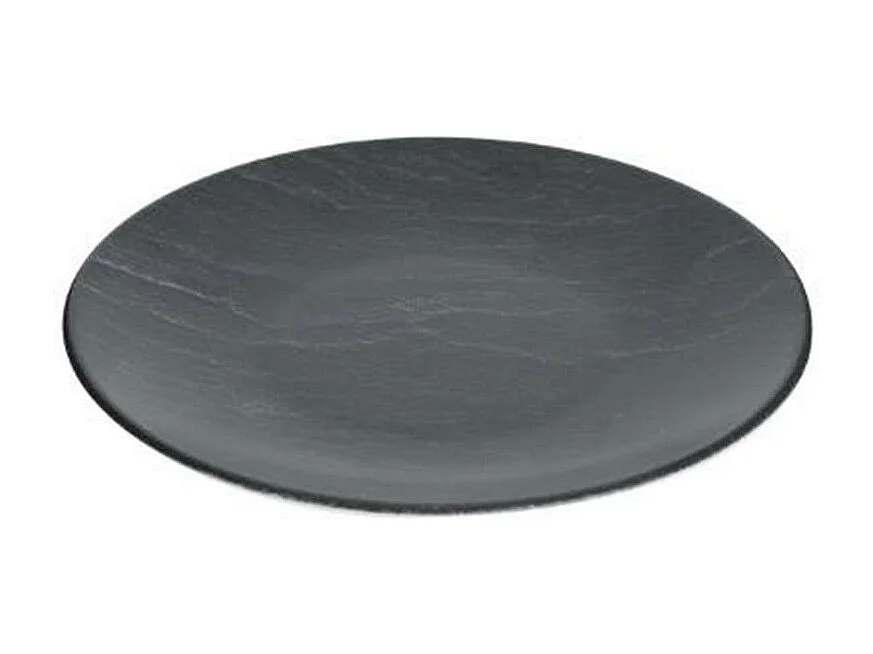 Lot de 6 Assiettes à Dessert "Cadence" 20cm Noir