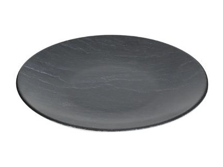 Lot de 6 Assiettes à Dessert "Cadence" 20cm Noir