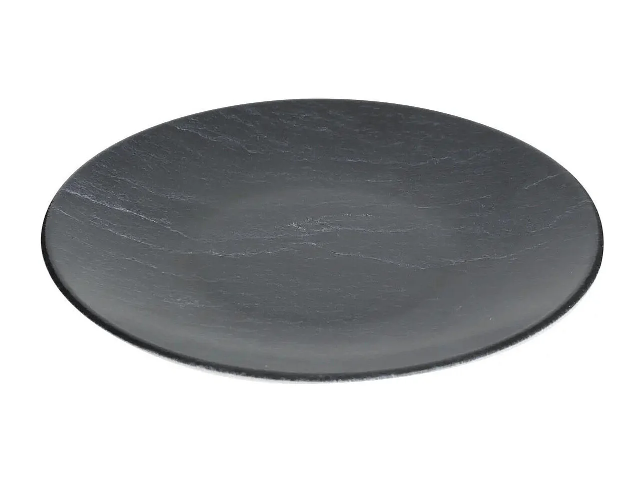 Lot de 6 Assiettes à Dessert "Cadence" 20cm Noir