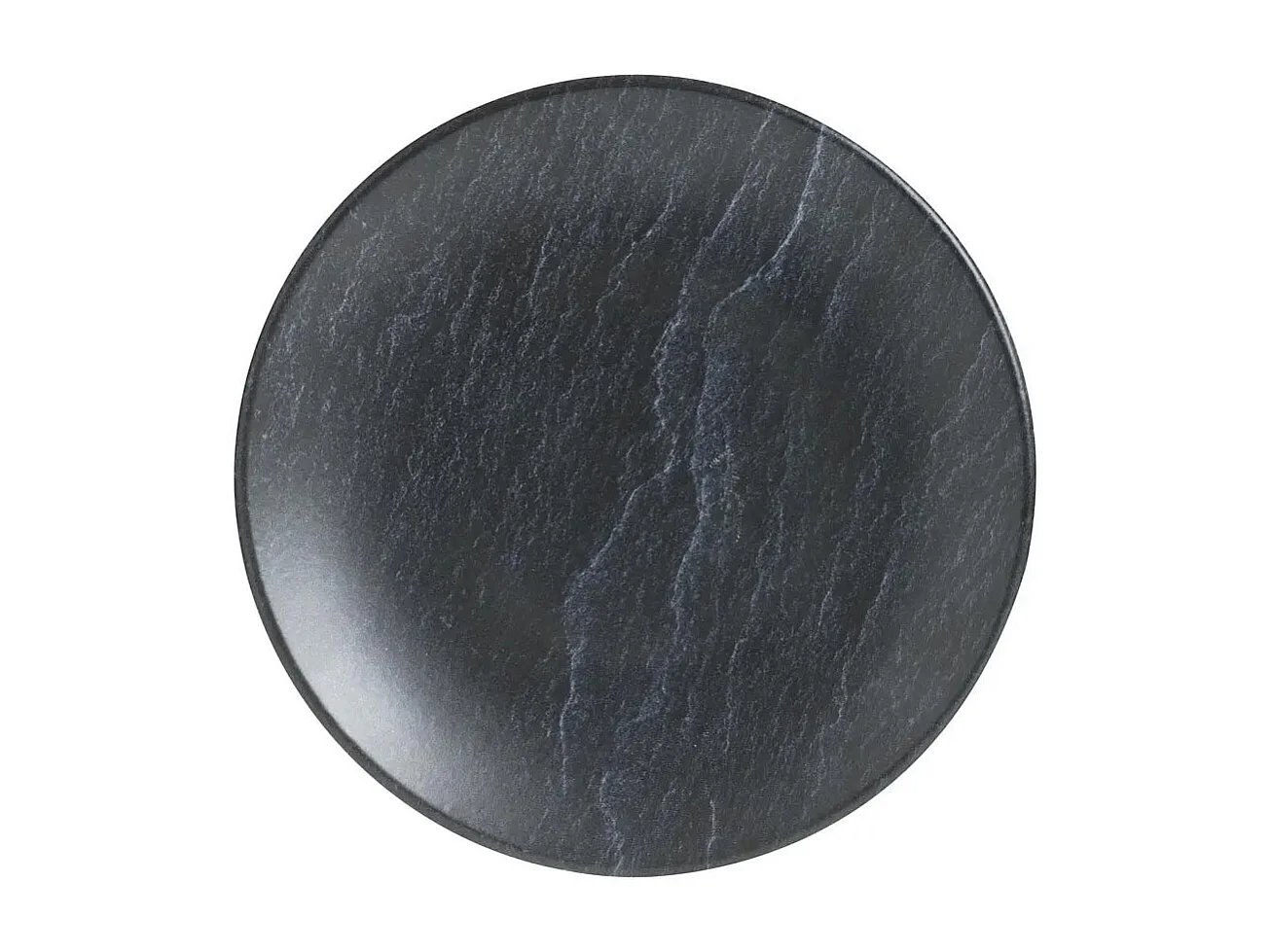 Lot de 6 Assiettes à Dessert "Cadence" 20cm Noir