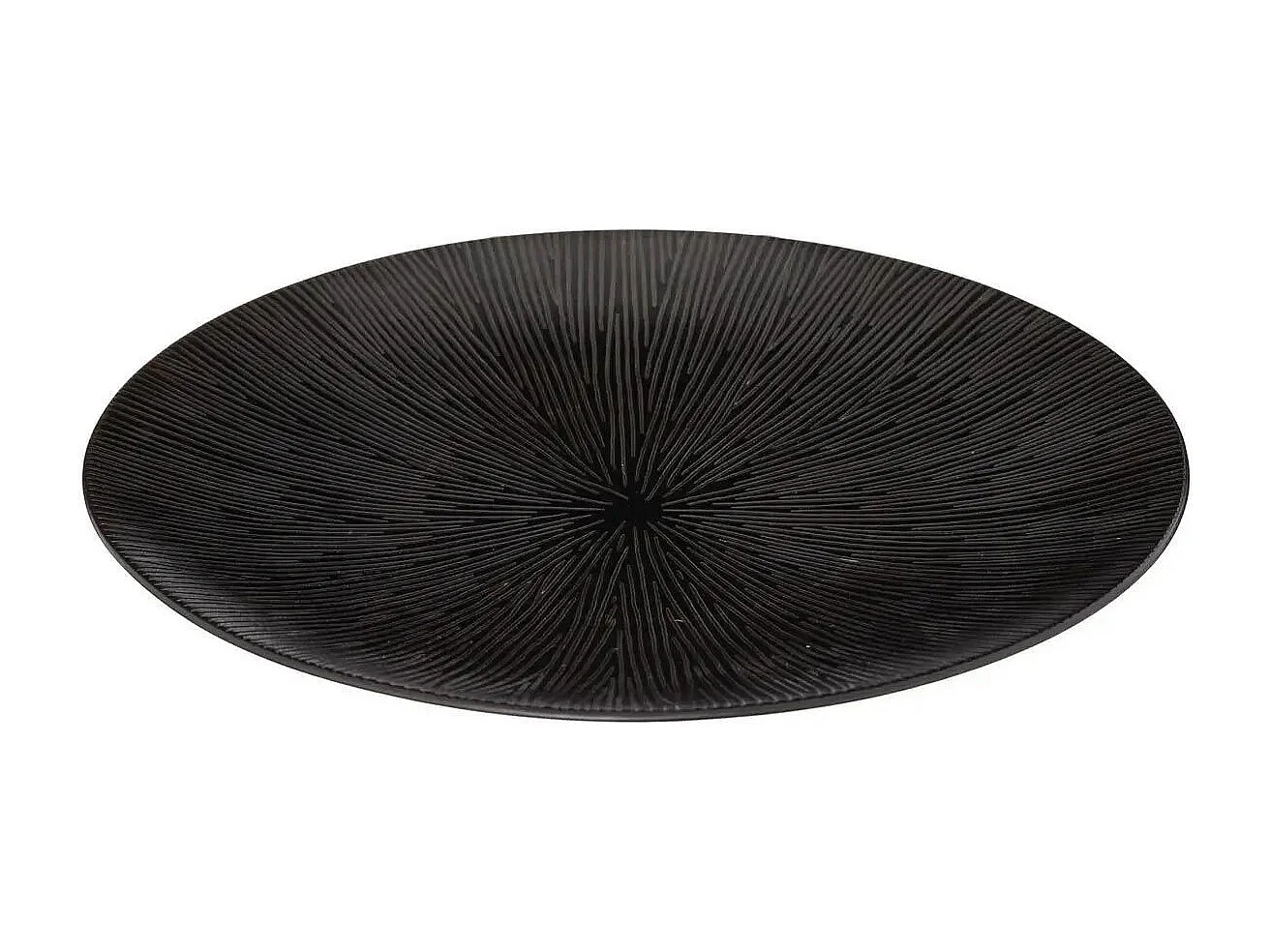 Lot de 6 Assiettes Plates "Atelier" 27cm Noir
