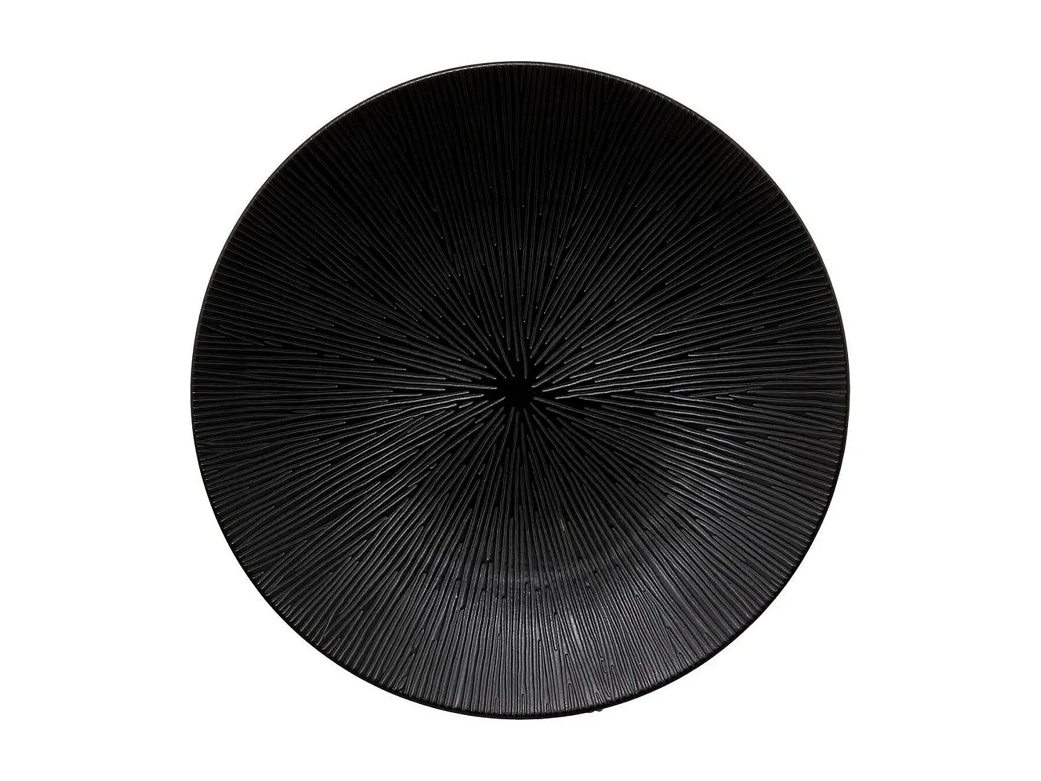Lot de 6 Assiettes Plates "Atelier" 27cm Noir