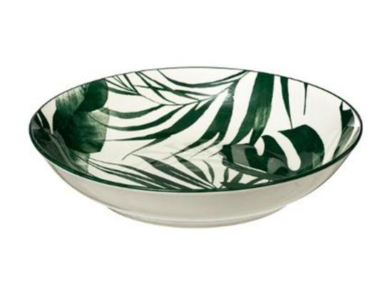 vente unique Lot de 6 Assiettes Creuses "Palme" 20cm Vert