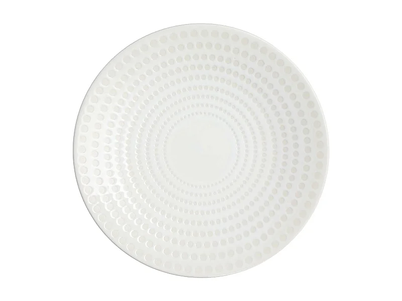 Lot de 6 Assiettes à Dessert "Galaxie" 20,5cm Blanc