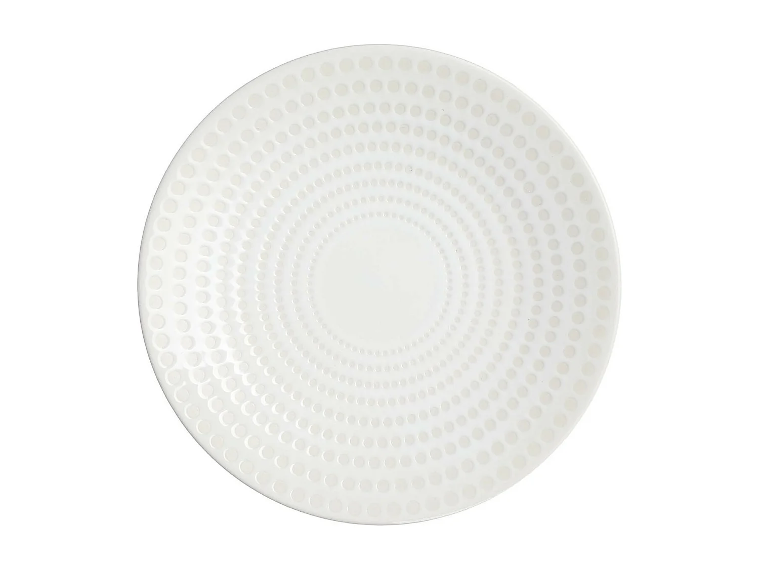 Lot de 6 Assiettes à Dessert "Galaxie" 20,5cm Blanc