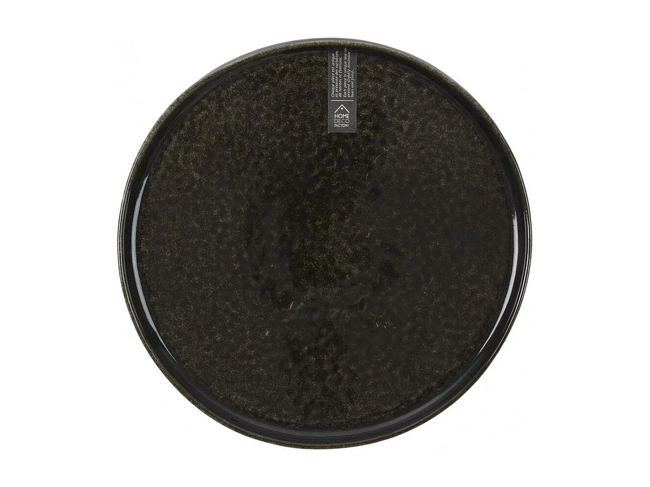 Lot de 6 Assiettes à Dessert "Gancia" 20cm Noir