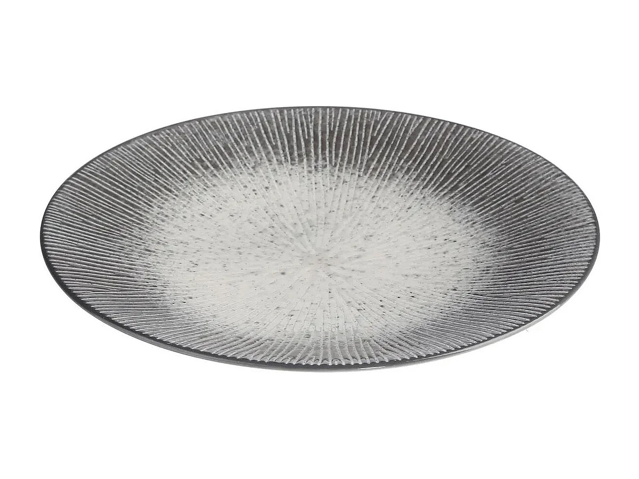 Lot de 6 Assiettes à Dessert "Atelier" 20,5cm Gris