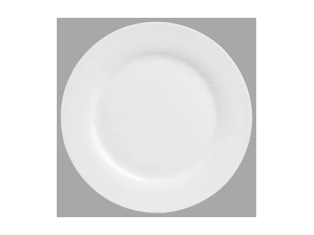 Lot de 6 Assiettes à Dessert "Ronde" 20cm Blanc