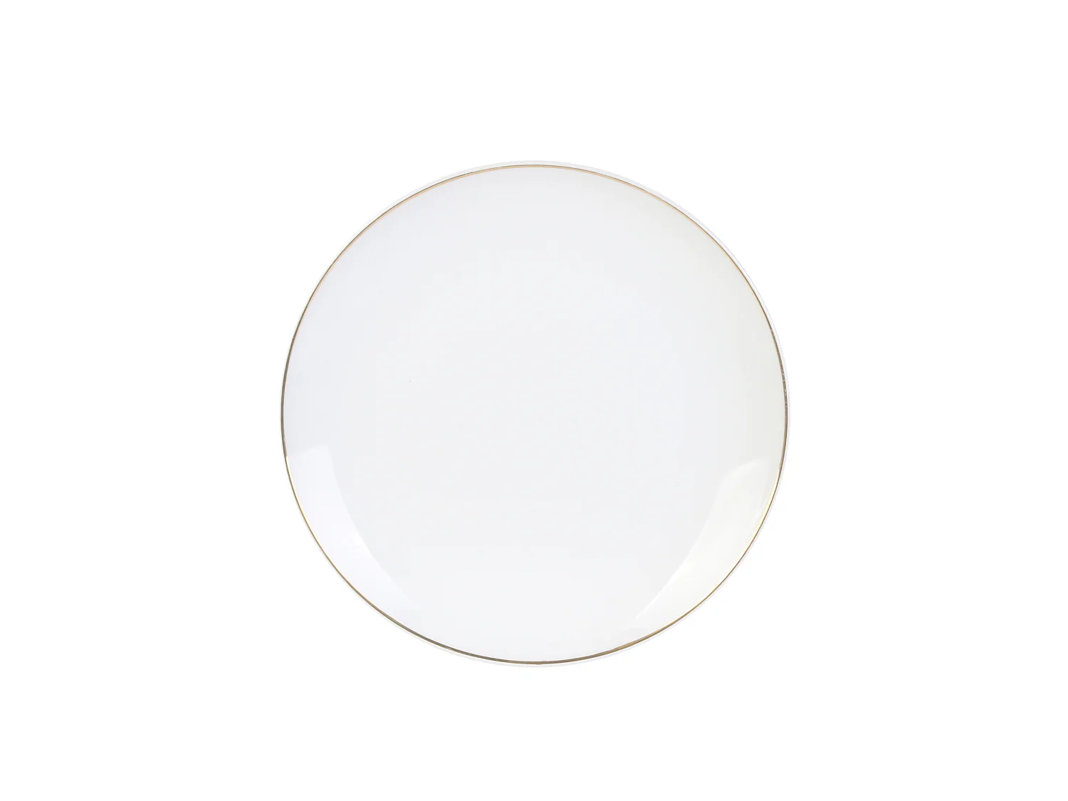 Assiette Lisere Dore 20cm