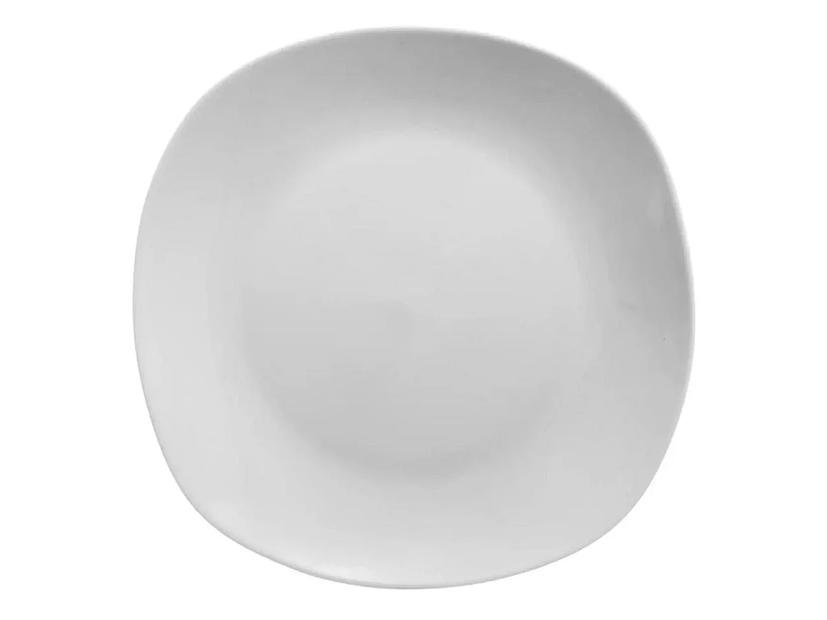 Lot de 6 Assiettes à Dessert "Plaza" 20cm Blanc
