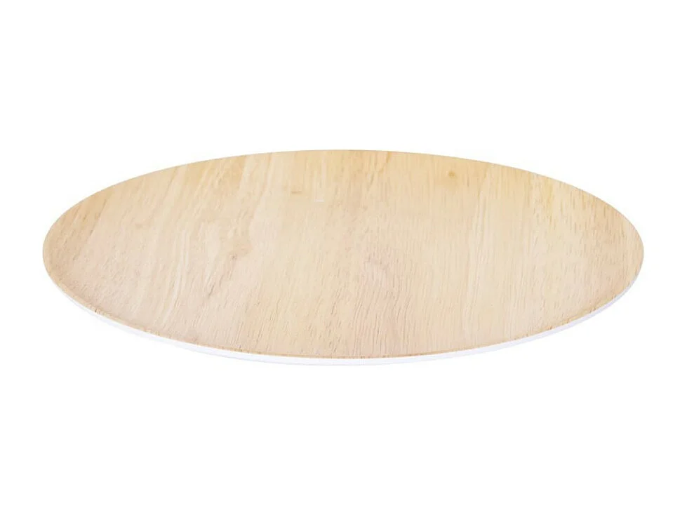 Lot de 6 Assiettes à Dessert "Effet Bambou" 20cm Naturel