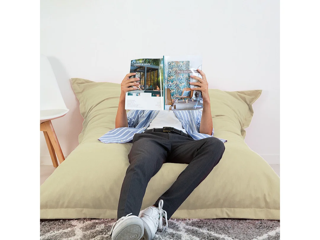 MATELAS POUR TOUS | Pouf Géant FLORIDA 100x140cm