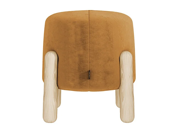 Taburete de madera - mostaza - LEVINE