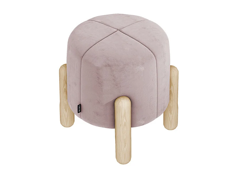 Taburete de madera - rosado - Levine
