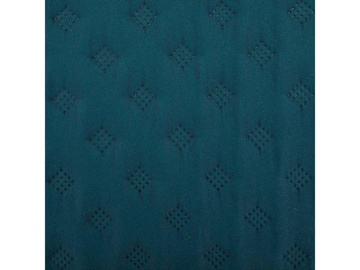 Dessus de lit en polyester coloris bleu foncé - L. 260 x P. 240 x H. 1 cm