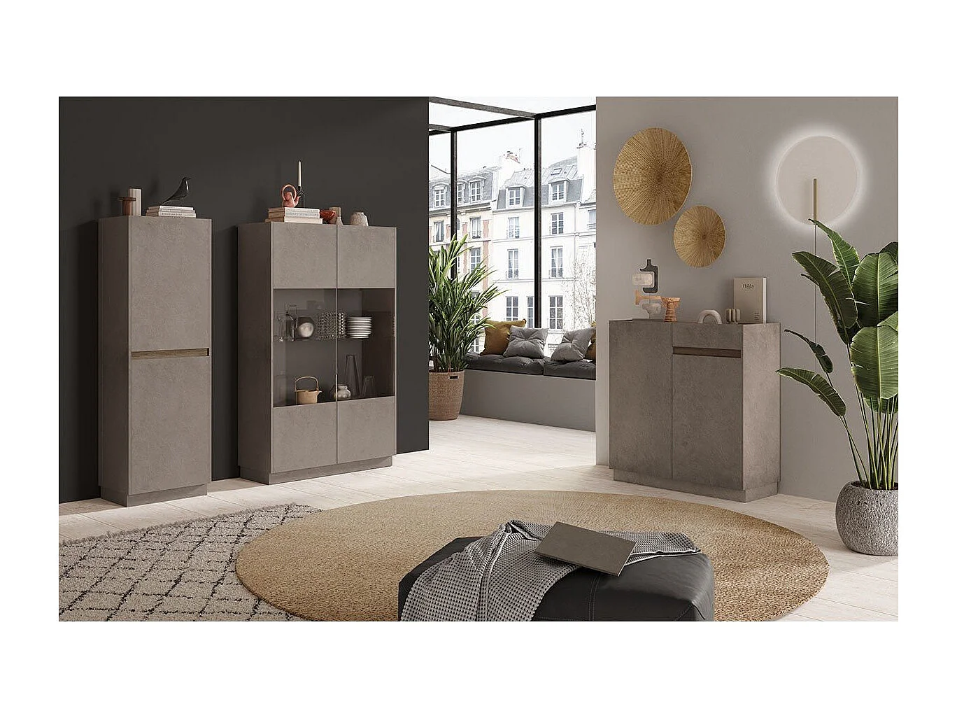 Colonne 2 portes H170 cm - Utopia