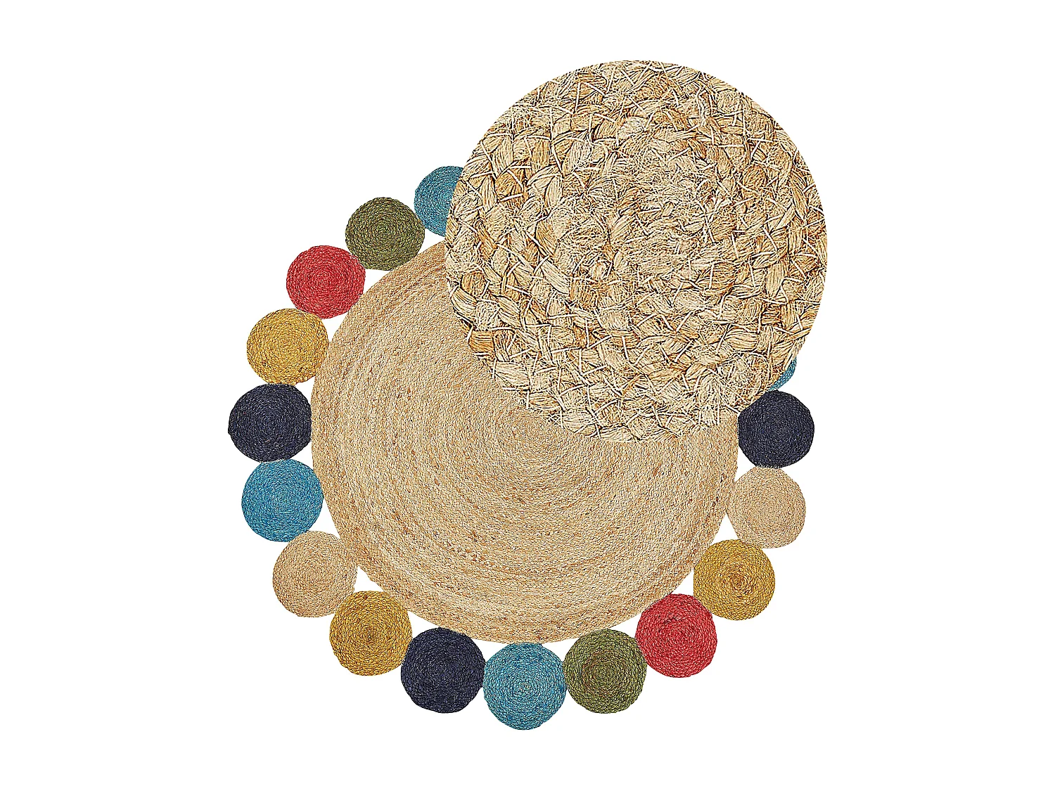 Tapis VOSTAN Multicolore ø 140 cm Jute