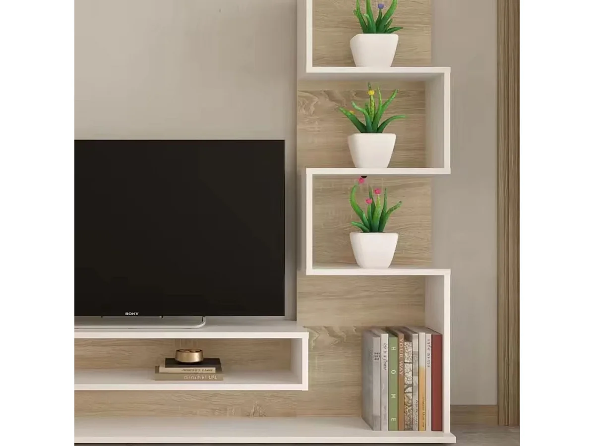 Televisor 160x29 cm Cambriano/Branco