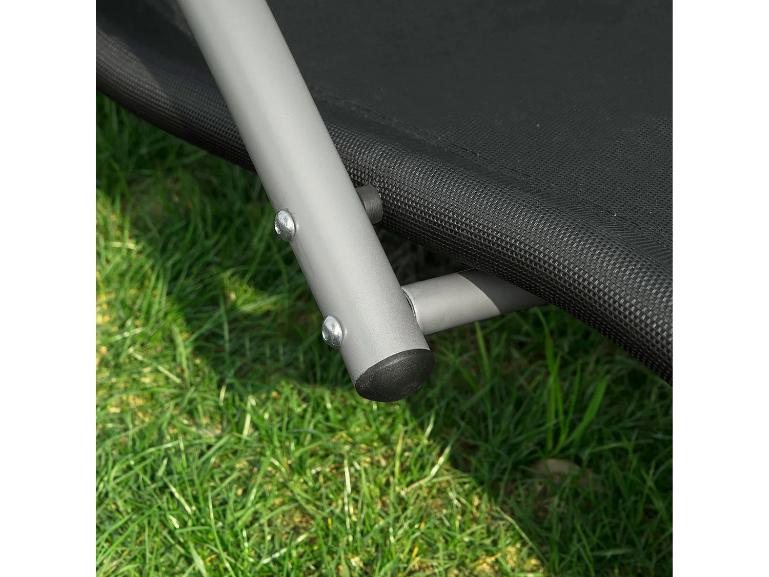 Transat de Jardin Chaise Longue Bain de Soleil - Noir OGS38-SCH SoBuy