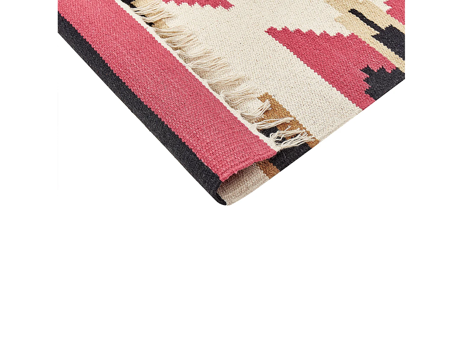 Tappeto Kilim cotone multicolore 80 x 300 cm GARNI