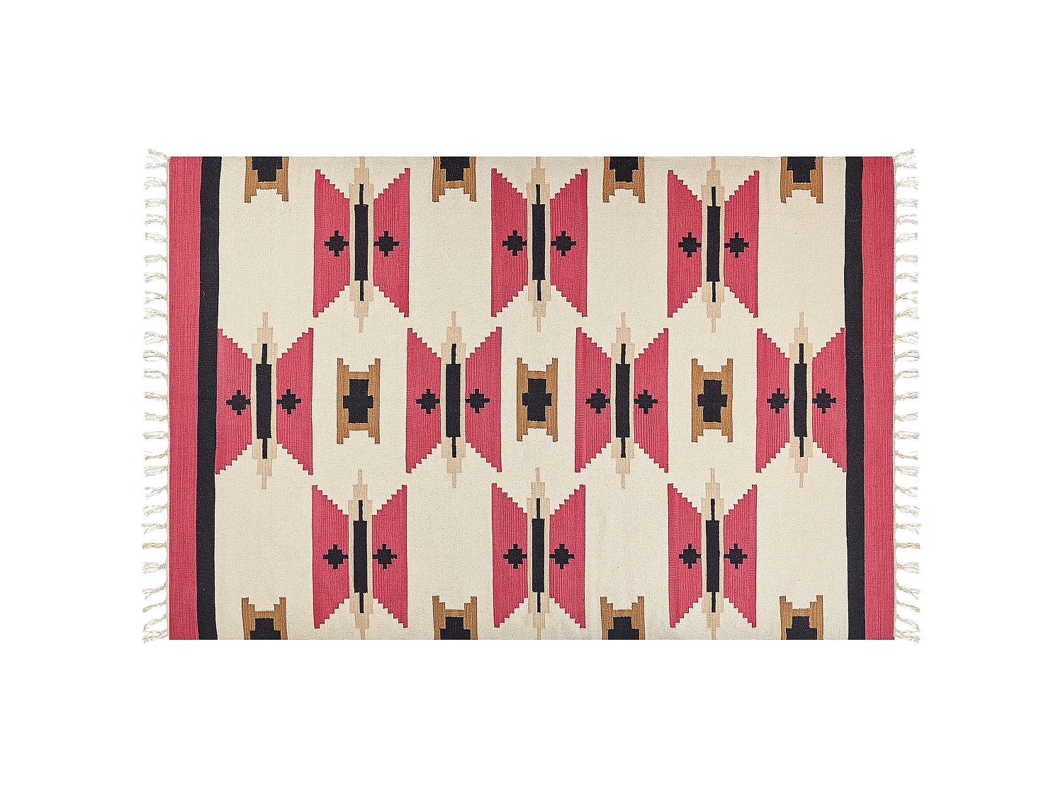 Tapis GARNI Multicolore 200 x 300 cm Coton Kilim