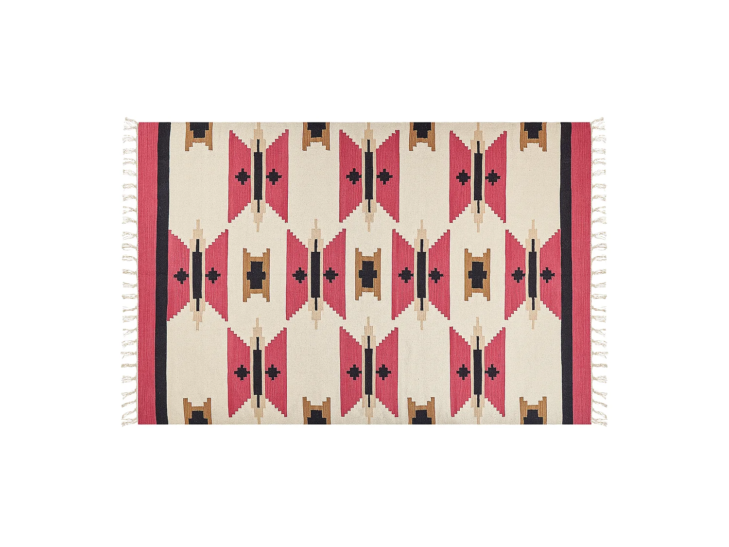 Tapis GARNI Multicolore 200 x 300 cm Coton Kilim