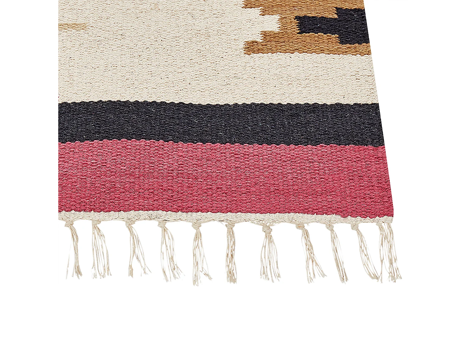 Dywan bawełniany kilim 200 x 300 cm wielokolorowy GARNI