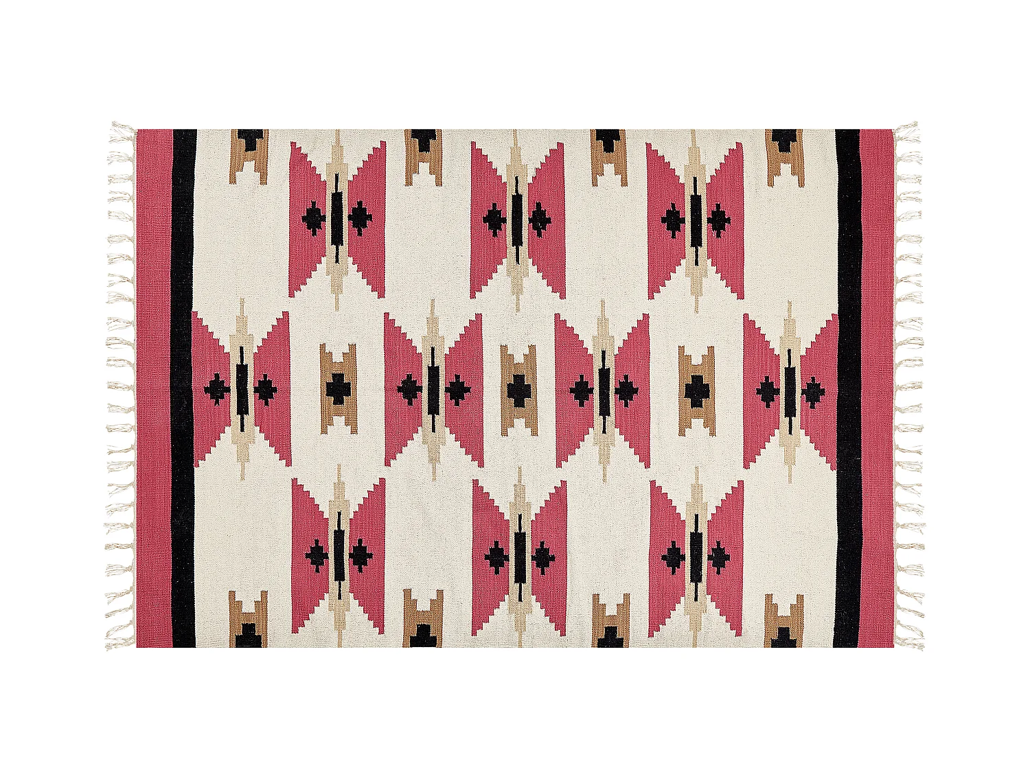 Tappeto Kilim cotone multicolore 160 x 230 cm GARNI