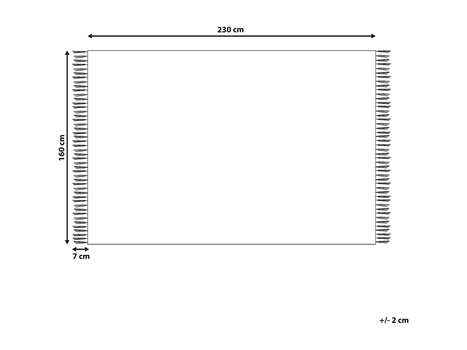 Tapis GARNI Multicolore 160 x 230 cm Coton Kilim