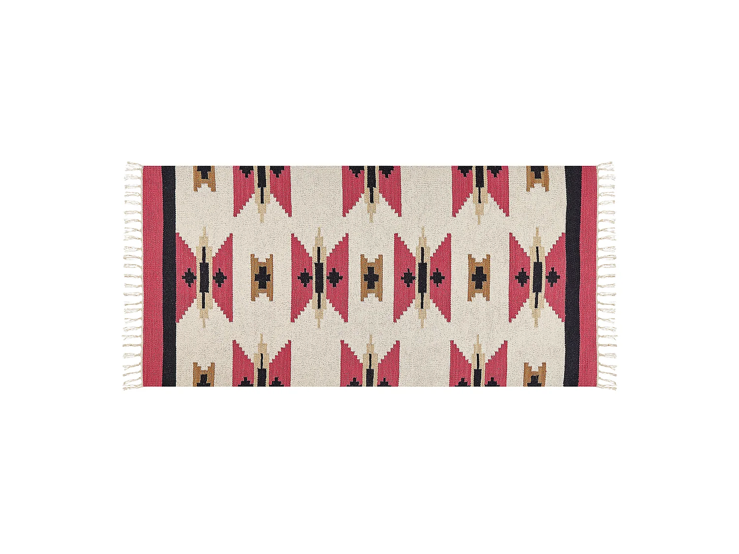 Tapis GARNI Multicolore 80 x 150 cm Coton Kilim